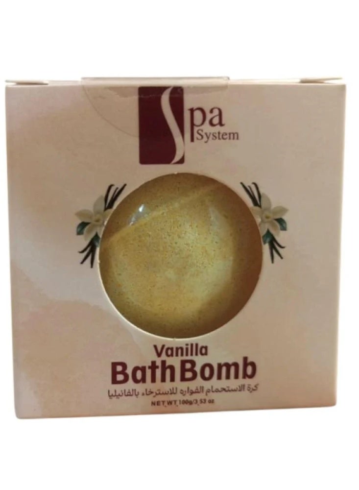 Relaxing Vanilla Bath Bomb  100g