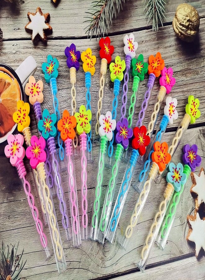 PSDFH 24 Packs Mini Bulk Tree Bubble Wands for School Beach Pool Theme Summer Party Supplies - Image 2