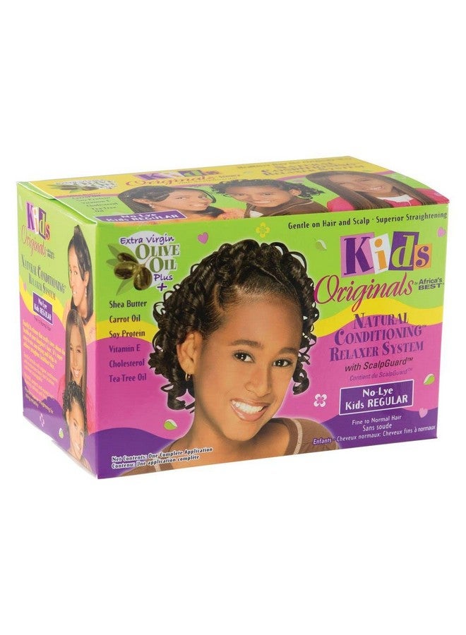 Originals by Africa's Best Kids Natural Conditioning Relaxer System With Scalpguard (Regular Kit) Fortified And Enriched With Our Special Herbal Blend Protect And Strengthen Your Child’S Hair  - Image 1