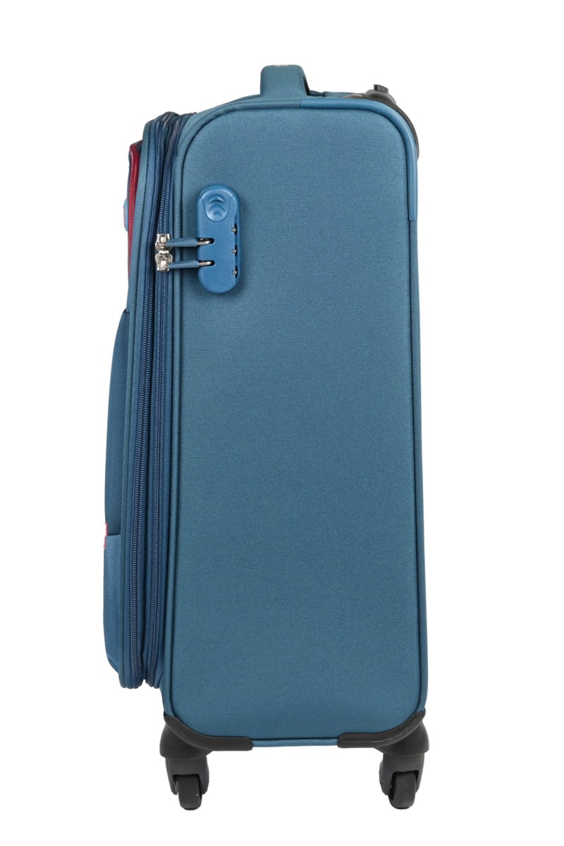 AMERICAN TOURISTER Mystic Expandable Spinner 58cm Dutch Blue – Durable Cabin Suitcase with Expandable Storage & TSA Lock - Image 4