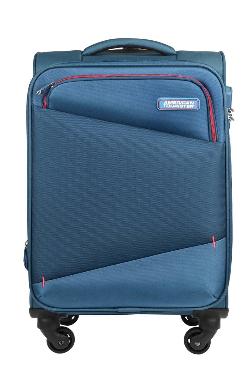 AMERICAN TOURISTER Mystic Expandable Spinner 58cm Dutch Blue – Durable Cabin Suitcase with Expandable Storage & TSA Lock - Image 2