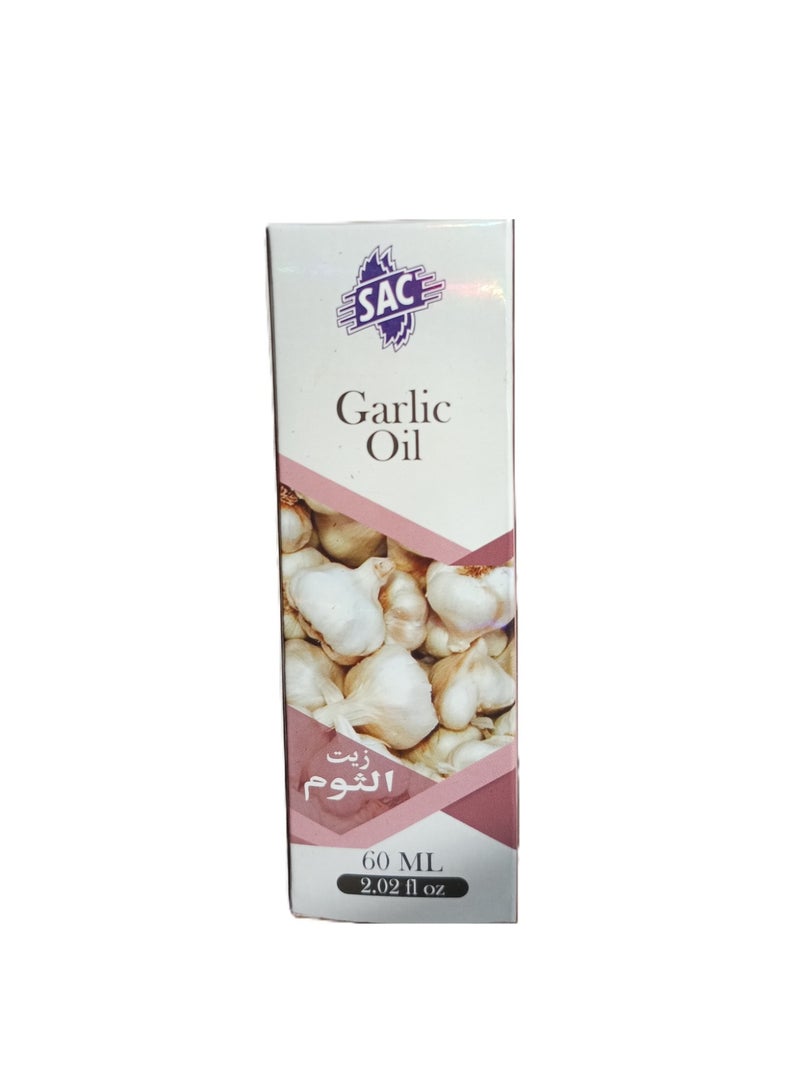 SAC 100% Natural Garlic Oil, 60ml - Image 1