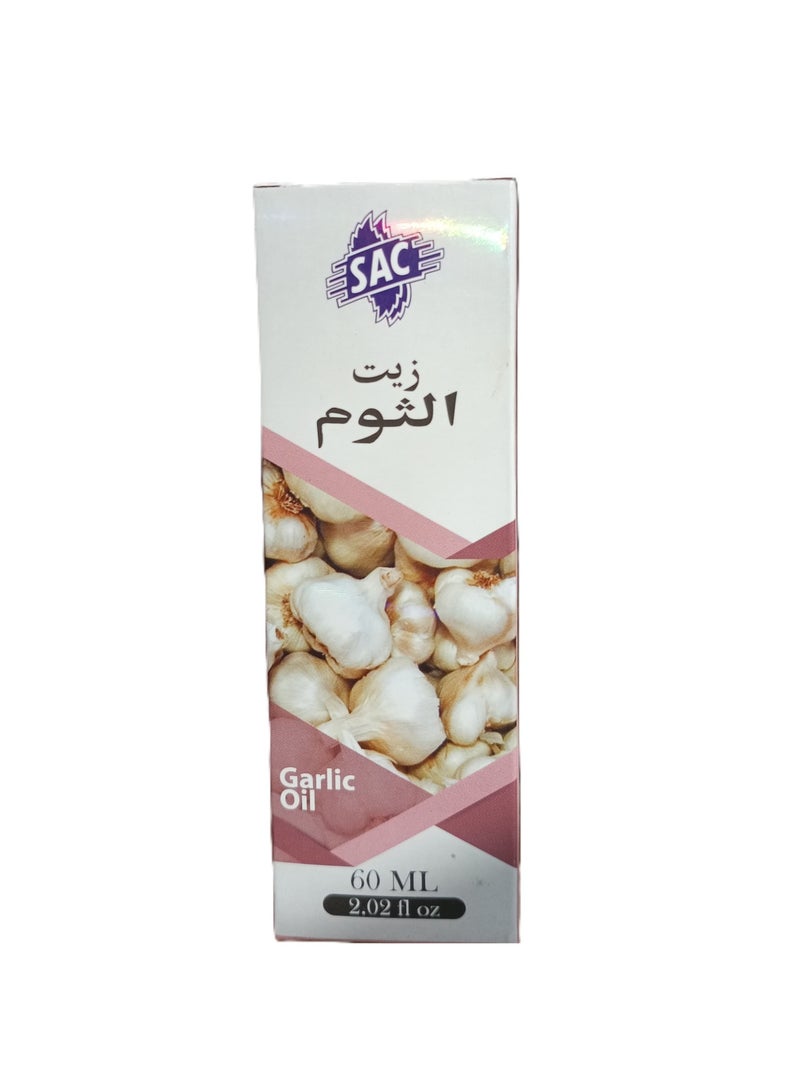 SAC 100% Natural Garlic Oil, 60ml - Image 2