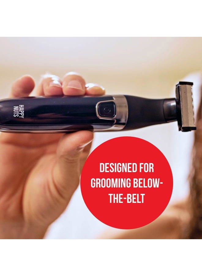 HAPPY NUTS The Ballber™ Electric Body Hair Trimmer for Men - Mens Body Groomer Kit for Privates - IPX7 Waterproof Shaver for Hard to Reach Areas - Image 2