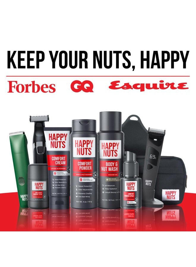 HAPPY NUTS The Ballber™ Electric Body Hair Trimmer for Men - Mens Body Groomer Kit for Privates - IPX7 Waterproof Shaver for Hard to Reach Areas - Image 5