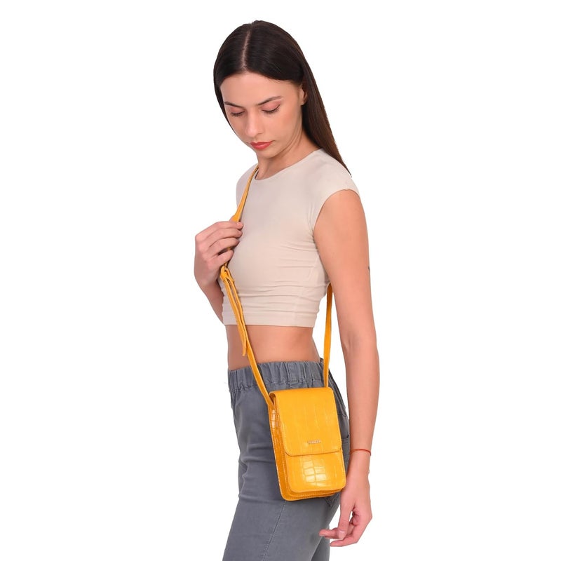 LEEZEL Women's Girls Wallet Sling Bag for Mobile Cell Phone Holder - Image 5