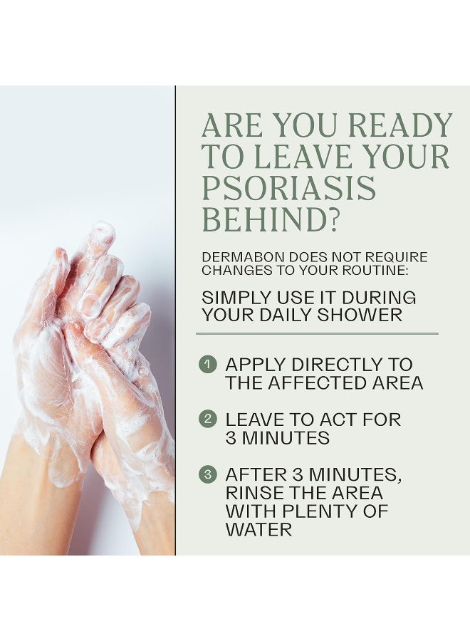 Dermabon 2% Coal Tar Psoriasis Body Wash & Eczema Bar Soap - Image 5