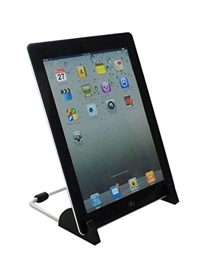 اليشمك حامل شامل لجهاز أبل آي باد وتاب أسود/فضي - Image 2