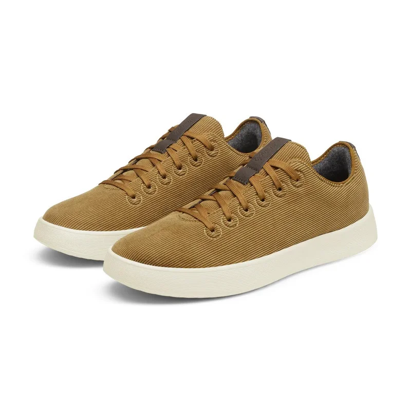 اول بيردز Men's Cruiser Corduroy - Dark Tan (Stony Cream Sole)