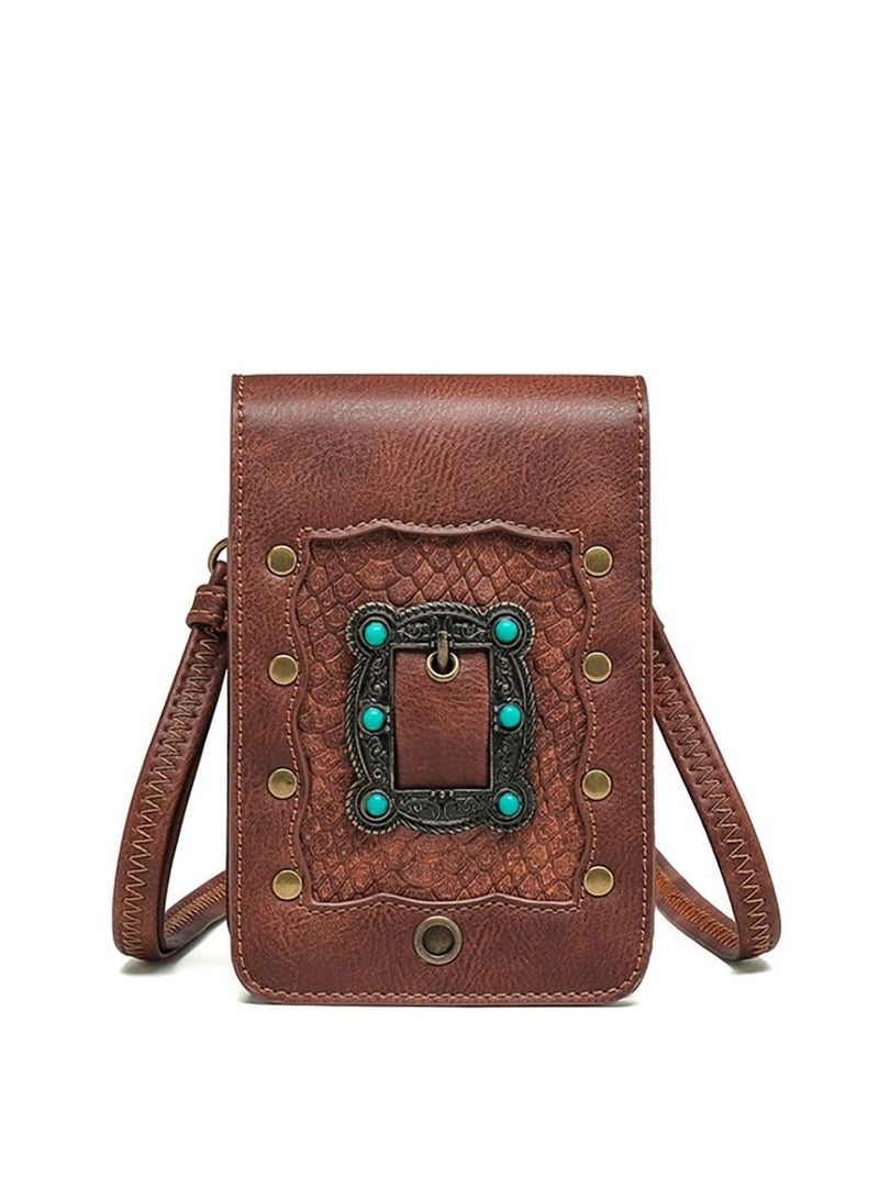 NIBEMINENT Punk Style Women's Shoulder Crossbody Bag  - Image 1