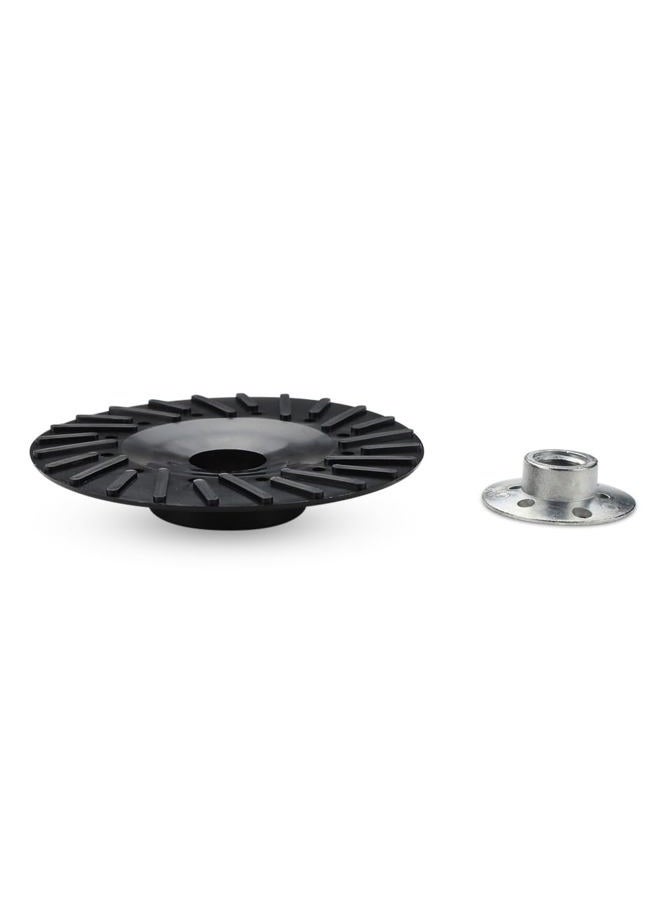 BHA Angle Grinder Ribbed Backing Pad for Resin Fiber Disc, 4.5" x 5/8"-11 - Image 2
