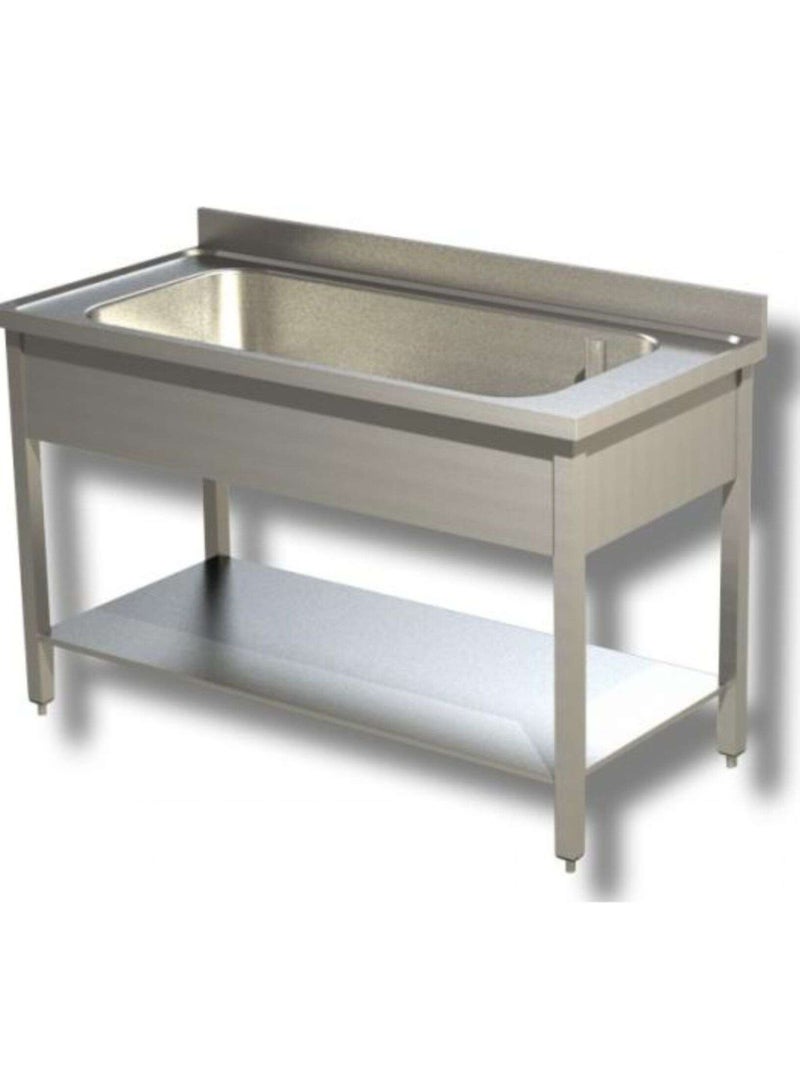 AL KHAYAM Stainless Steel Sink with Drainer, 120 cm x 60 cm  - Image 2