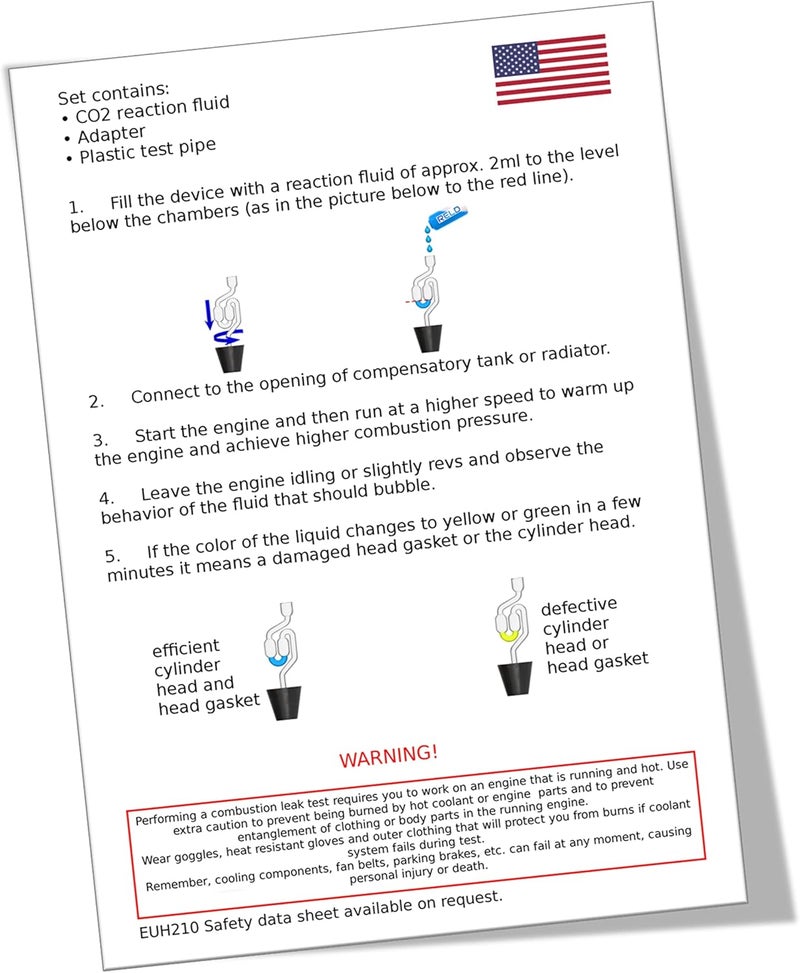 RELD Cylinder Head Gasket CO2 Leak Tester - Image 5