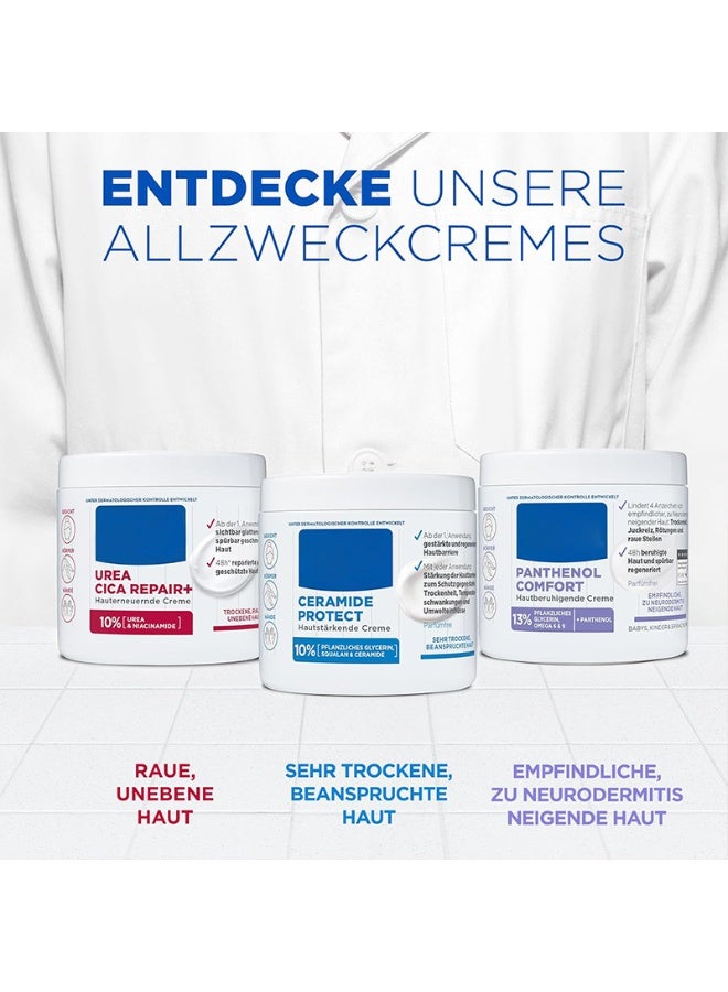 كريم يوريا سيكا لإصلاح البشرة، كريم يوريا سيكا لإصلاح وتجديد البشرة، مرطب للجسم للبشرة الجافة والخشنة والمتموجة، يحتوي على 10% يوريا ونياسيناميد، عطر منخفض التحسس، 400 مل - Image 3