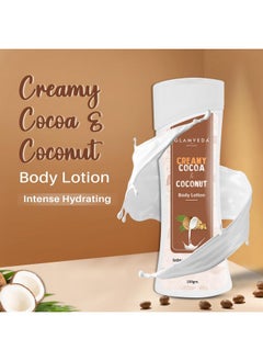 Glamveda Cocoa Butter & Almond Hydrating Body Lotion | Nourishes Skin | Even Skin Tone | All Skin Types | Pack Of 2  - Image 3