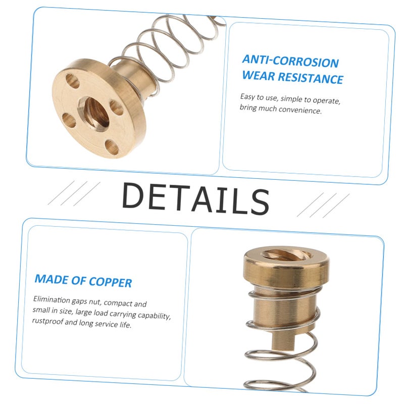 8mm Threaded Rod Lead Screw Nut Bolts and Nuts Kit for 3D Printer - Image 5