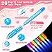 Jumlys Valentines Day Cards for Kids School 28 Pack Invisible Ink Pens with Greeting Cards Valentine Day Party Favors for Boys Girls Ideal Exchange Cards for Classroom - Image 4