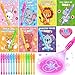 Jumlys Valentines Day Cards for Kids School 28 Pack Invisible Ink Pens with Greeting Cards Valentine Day Party Favors for Boys Girls Ideal Exchange Cards for Classroom - Image 2