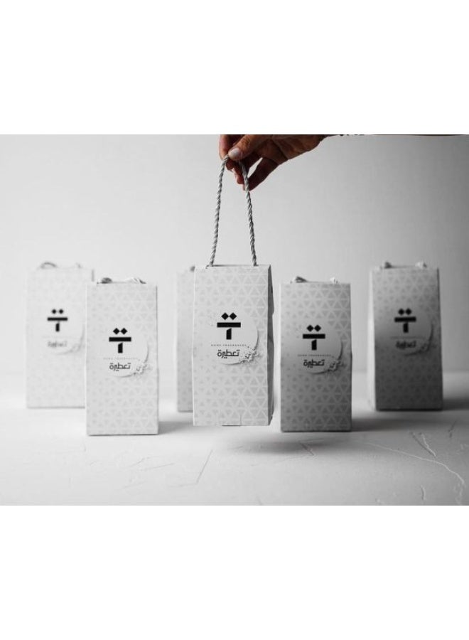 TATERA Tawzeat White 5pcs - Occasion favors featuring five of the finest perfumes, a luxurious gift of a distinctive home fragrance. - Image 4