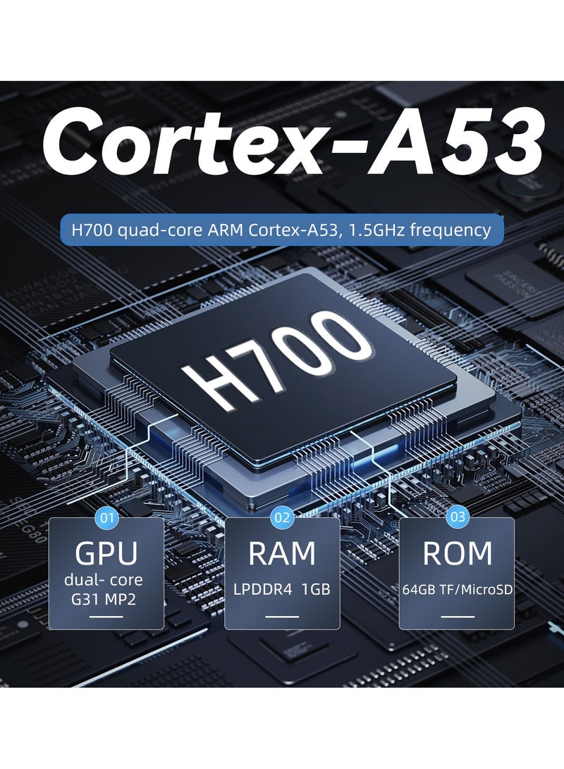 ANBERNIC  RG35XX H Retro Portable Game Console, Support 5G HDMI TV Output, WiFi, Bluetooth 4.2, 3.5" IPS Screen, Built-in Linux System with 64G TF Card 5515 Games Purple - Image 4