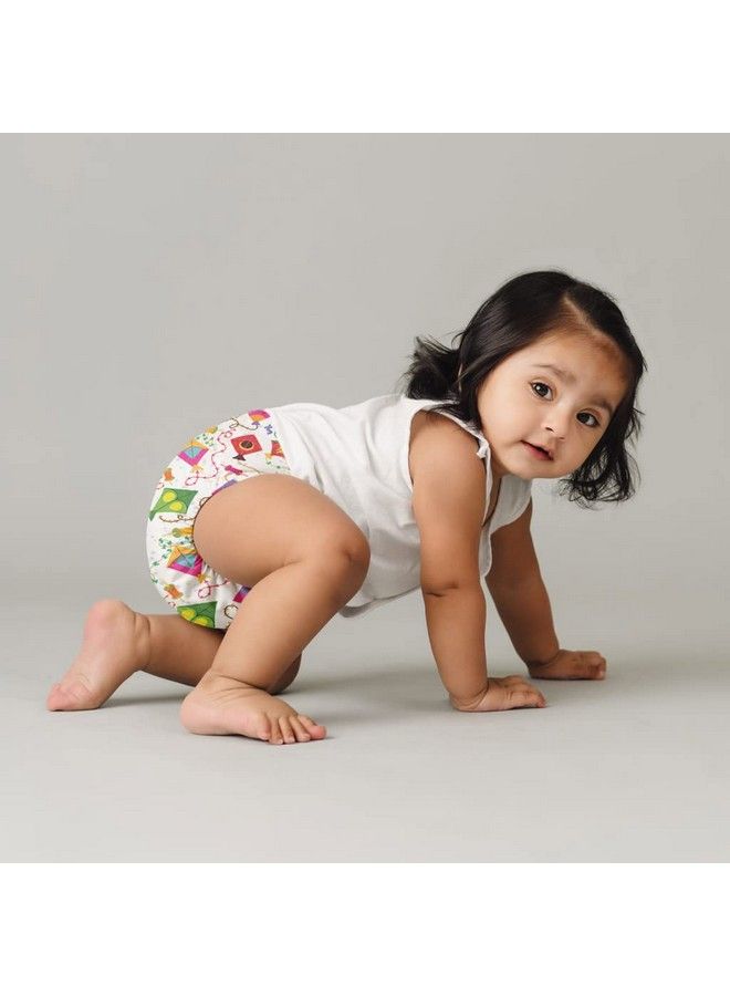 Superbottoms New Uno Freesize Cloth Diaper ; Cloth Diaper For Babies 3M To 3Y ; Washable & Reusable Cloth Diaper ; Comes With Cloth Diaper Insert ; 1 Diaper And 1 Organic Cotton Soaker - Image 3