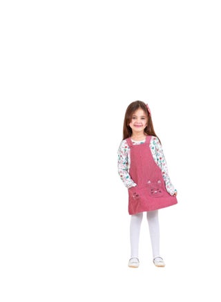 Girls dress, 2 pieces, white T-shirt and cashmere dress - pzsku/Z7BC923A8F10720AA7A4DZ/45/_/1722931273/850f1ba8-bd3b-45fb-93a1-e378163d5fda