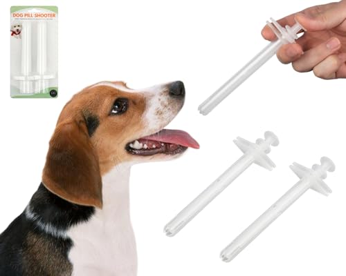 DS.DISTINCTIVE STYLE DS. DISTINCTIVE STYLE Dog Pill Shooter 2 Pieces Pet Piller Pill Dispenser for Large Dogs Handy Pill Gun for Medium to Large Breed Up to 45 Pounds - Image 1