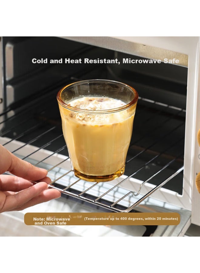 MAX COOK Maxcook High Borosilicate Glass Water Cups, Household Water Cups, Tea Cups, Wine Glasses, Microwave-Safe Cups, Set Of 2, 270Ml, Mcb3171 - Image 3