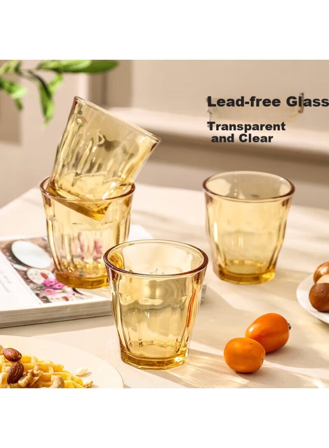MAX COOK Maxcook High Borosilicate Glass Water Cups, Household Water Cups, Tea Cups, Wine Glasses, Microwave-Safe Cups, Set Of 2, 270Ml, Mcb3171 - Image 1