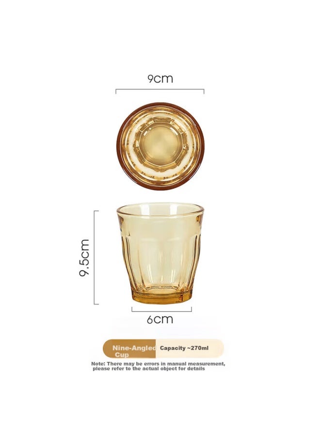 MAX COOK Maxcook High Borosilicate Glass Water Cups, Household Water Cups, Tea Cups, Wine Glasses, Microwave-Safe Cups, Set Of 2, 270Ml, Mcb3171 - Image 2