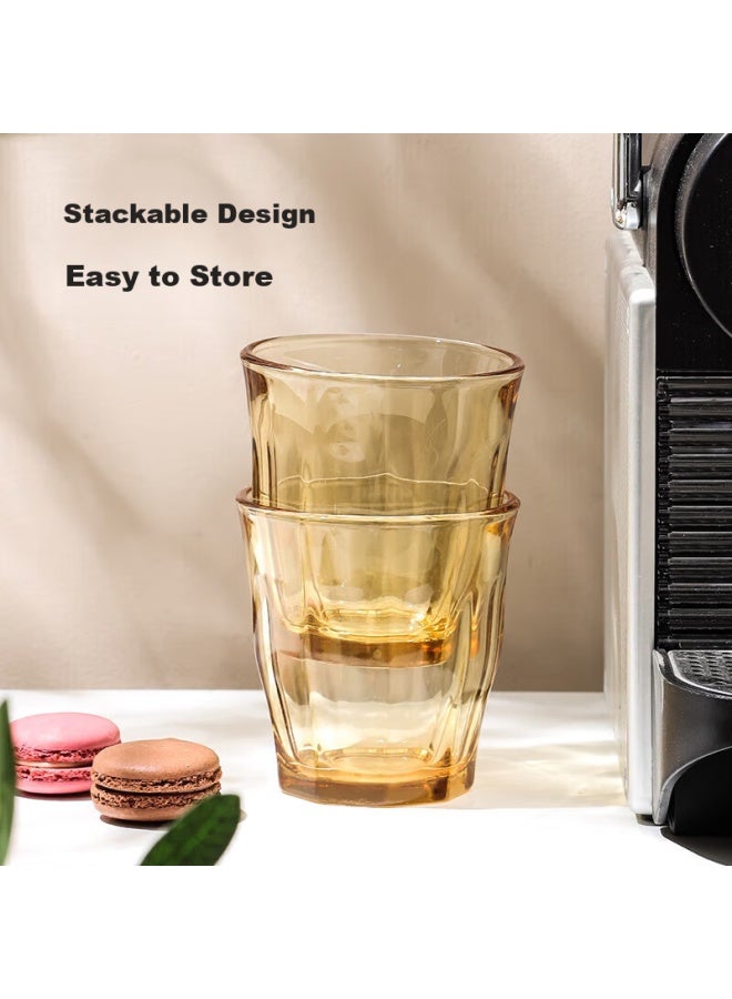 MAX COOK Maxcook High Borosilicate Glass Water Cups, Household Water Cups, Tea Cups, Wine Glasses, Microwave-Safe Cups, Set Of 2, 270Ml, Mcb3171 - Image 4
