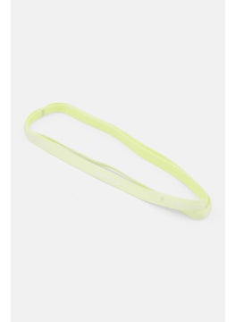 Reebok Women 1 Piece Brand Logo Headband, Green  - Image 3