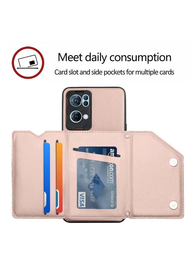 S-TOP Case For OPPO Reno7 Pro 5G Skin Feel PU + TPU + PC Phone Case - Image 5