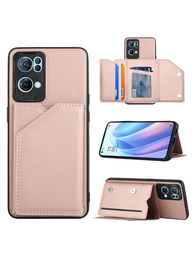 S-TOP Case For OPPO Reno7 Pro 5G Skin Feel PU + TPU + PC Phone Case - Image 1