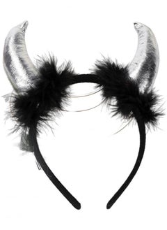 amazing.EGP Hair Hoop Cosplay Costume Clothes Horn Hair Hoop for Halloween  - Image 1