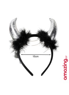 amazing.EGP Hair Hoop Cosplay Costume Clothes Horn Hair Hoop for Halloween  - Image 4