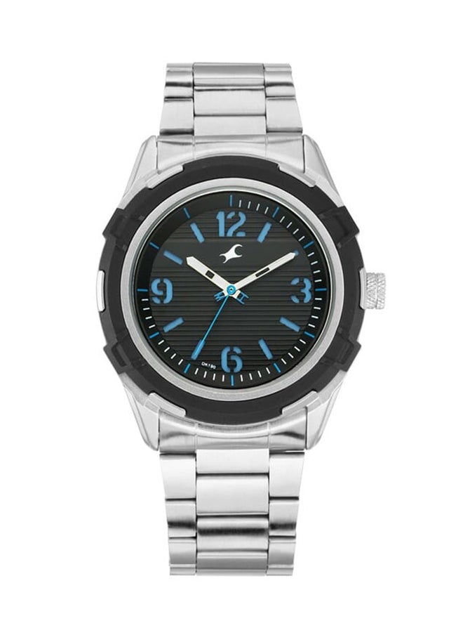 fastrack Fastfit Watch With Black Dial And Stainless Steel Strap 3225Km01  - Image 1