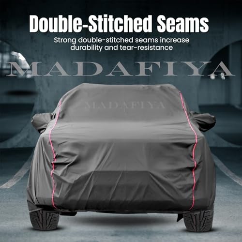 MADAFIYA Heavy-Duty Car Cover for Compatible with Toyota Fortuner (2009 to 2025 All Models) Deluxe Car Protection Cover – Waterproof & UV-Resistant All-Season Exterior Protection - Image 5