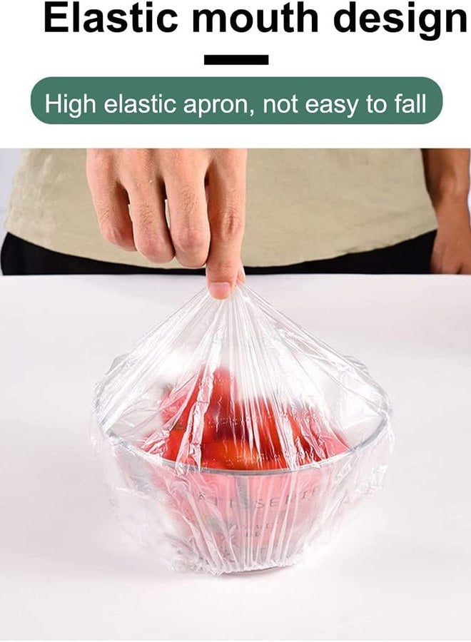 Oprtuisi 200PCS Fresh Keeping Bags,Reusable Elastic Food Storage Covers, Plastic Bowl Covers with Elastic Edging Stretch Plastic Wrap Bowl Covers - Image 2