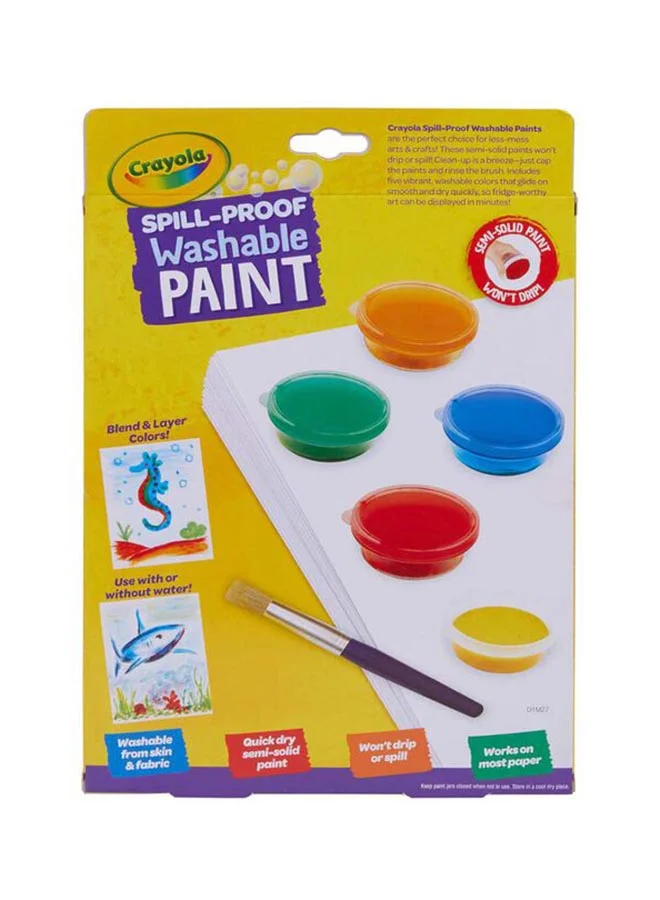 Crayola Spill Proof Washable Paint