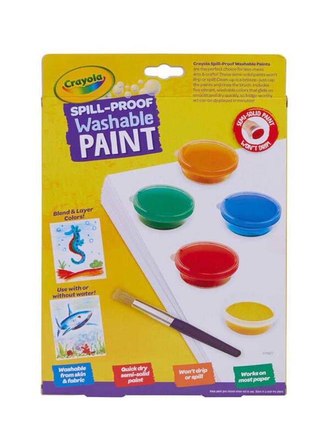 Crayola Spill Proof Washable Paint - Image 2