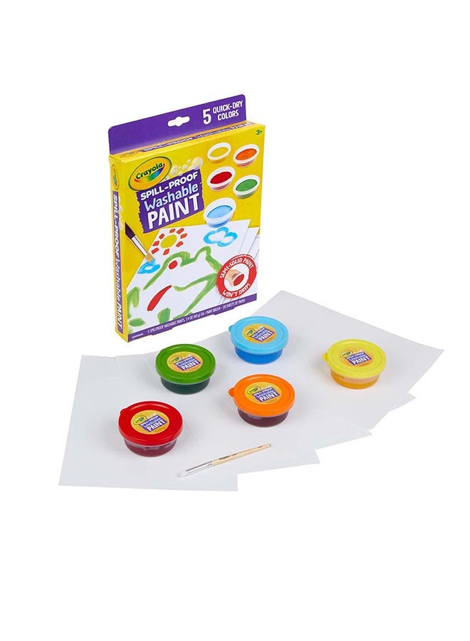 Crayola Spill Proof Washable Paint - Image 1