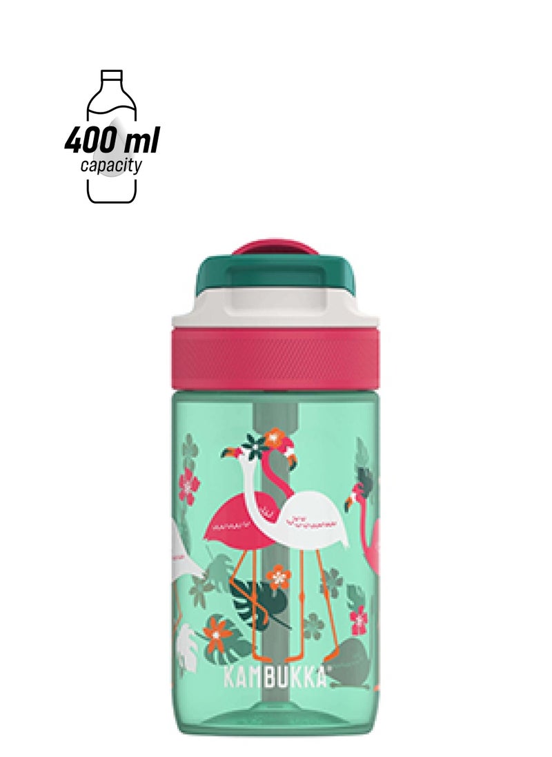 Kambukka Kambukka Lagoon Water Bottle with Spout Lid - 400 ML - Pink Flamingo  - Image 1
