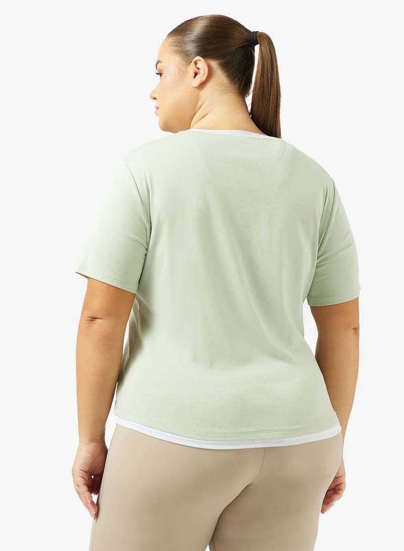 FRWD FRWD Plus Soft Touch Sculpting T-shirt