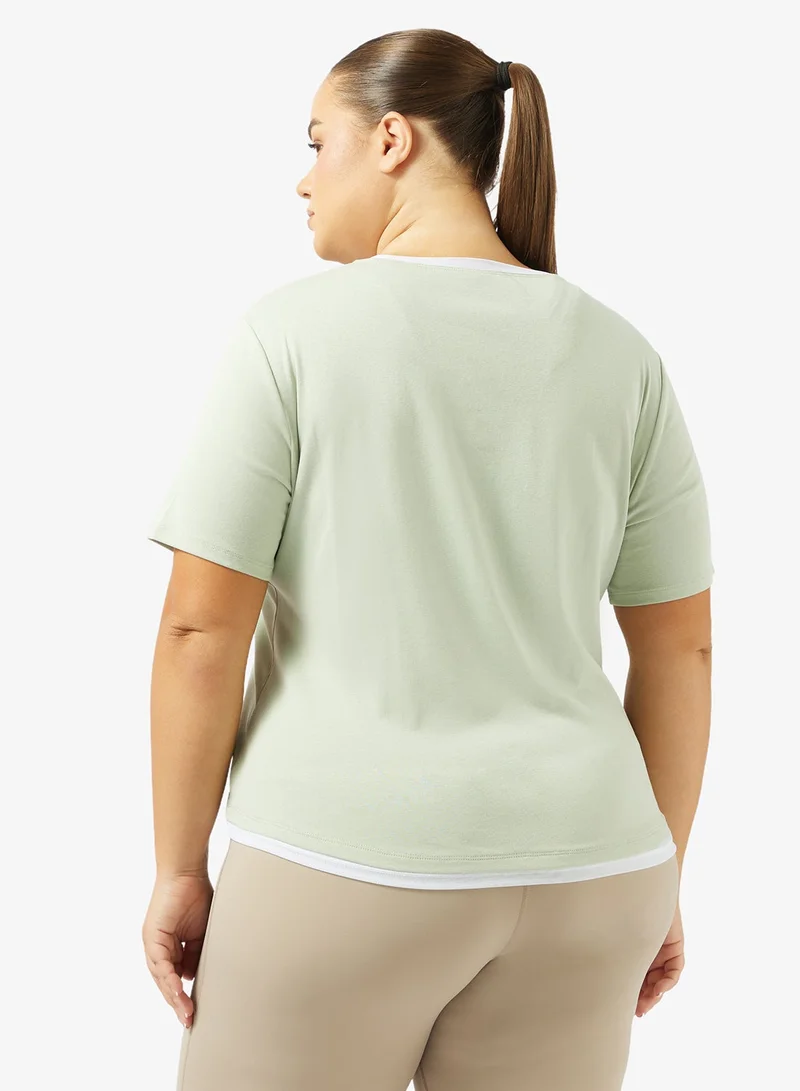 فورورد تيشيرت نحت بلمسة ناعمة  بلس