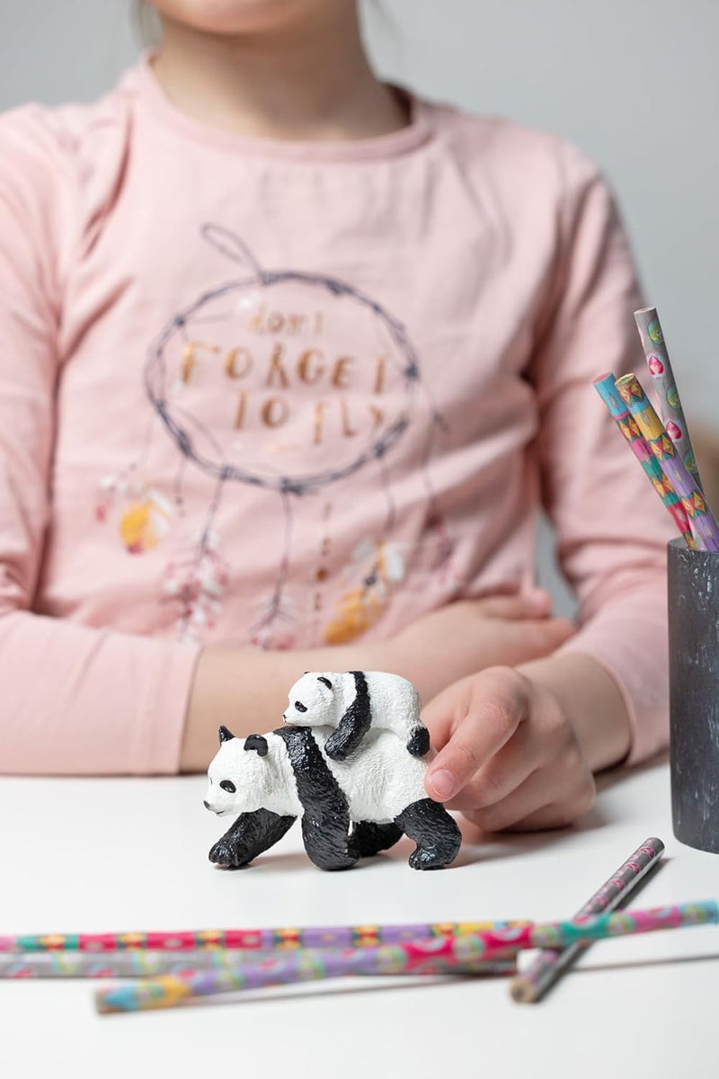 Papo 50071 Panda and Baby Panda Figure - Realistic Toy Figurine - Image 2