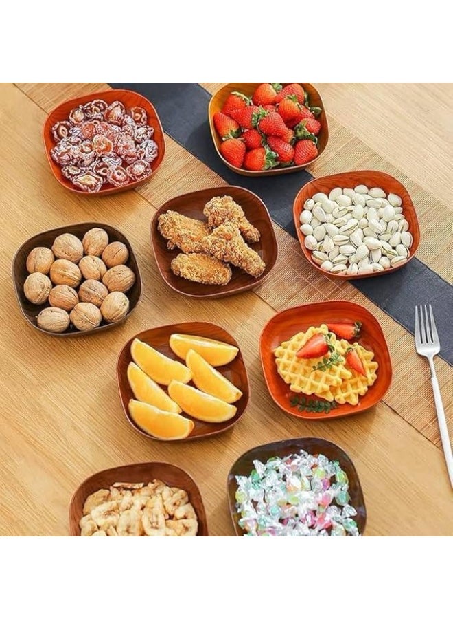 طقم تسالي واسناكس مميز – 6 أطباق مع استاند أنيق للتقديم، خامة عالية الجودة ضيفى لمسة الجمال والعصرية لمنزلك ( R ) - Image 2