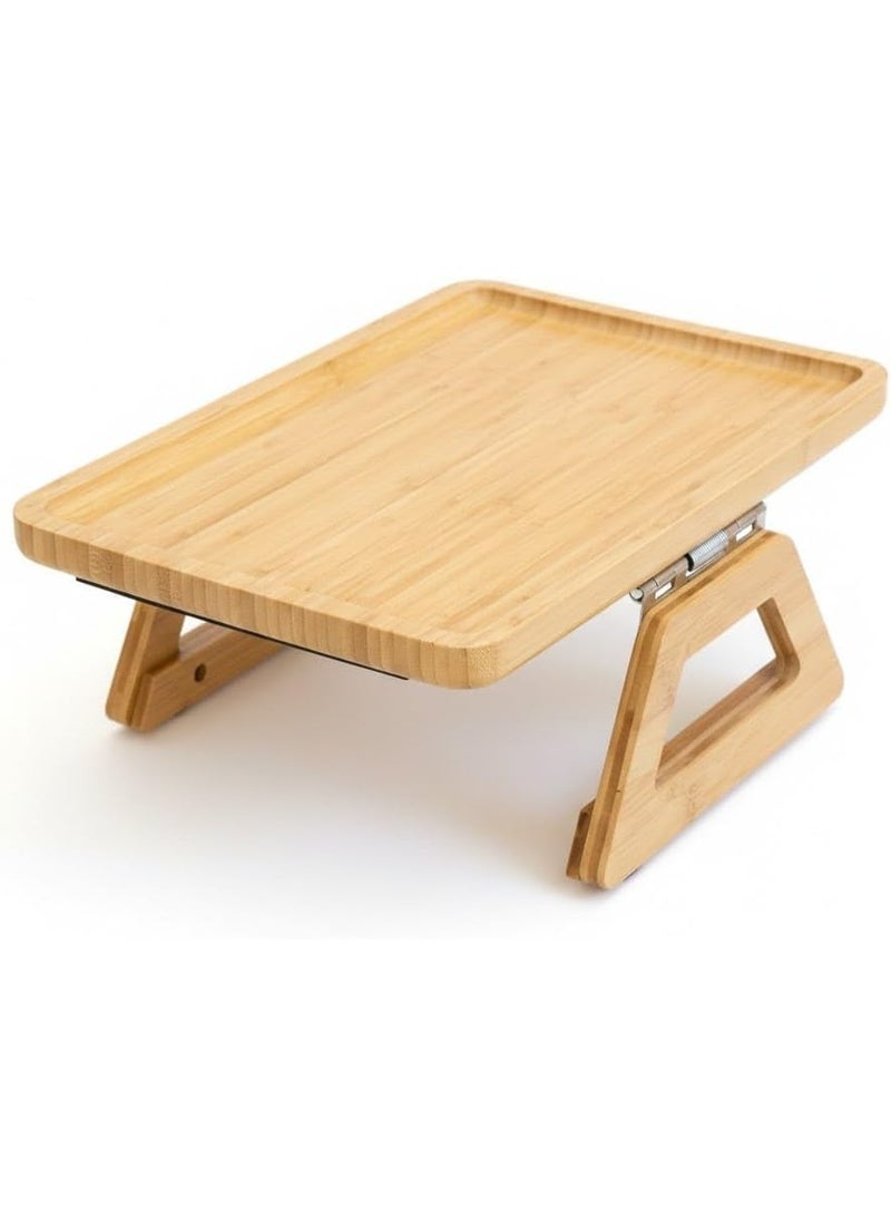 منظم انتريه خشبي مربع – ستاند انتريه من خشب البامبو عالي الجودة مقاس33*24 سم - Image 5