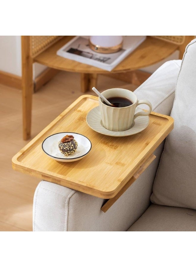 منظم انتريه خشبي مربع – ستاند انتريه من خشب البامبو عالي الجودة مقاس33*24 سم - Image 1