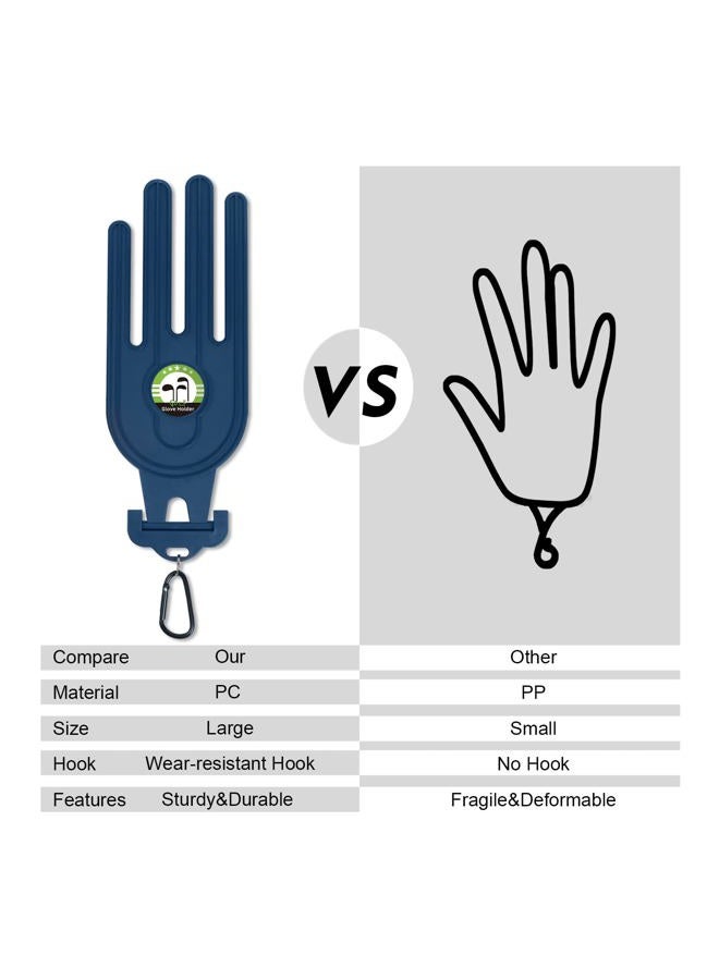 GUNPJONE Golf Glove Holder Stretcher, 2PCS Durable Glove Support Frame Dryer Shaper Tool Accessories for Sports Gloves Maintenance, Blue - Image 5